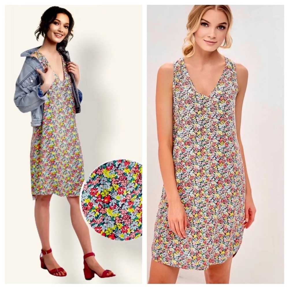 Gap Sleeveless Strappy Swing Dress 100% Rayon
Size L, ptp 20”